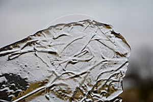 Ice floe with Grass strukture