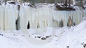Ice formation, Eben ice caves, Michigan, upper peninsula photo