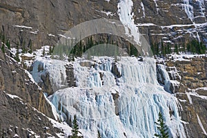 Weeping wall in Banff National park, Canada