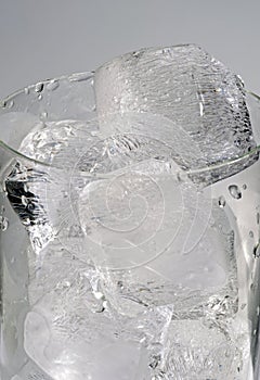 Ice in the glass