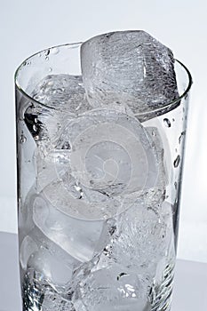 Ice in the glass