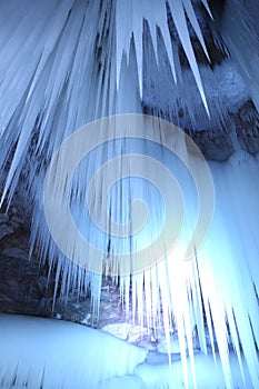 Ice hanging