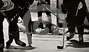 Ice Hockey Action Shot