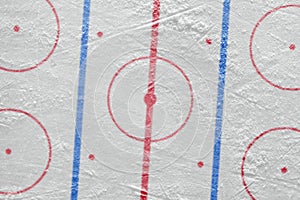 The ice hockey arena