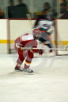 Ice Hockey Blur