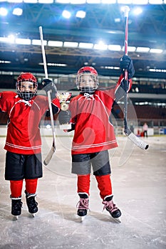 Ice Hockey - boys winner trophy