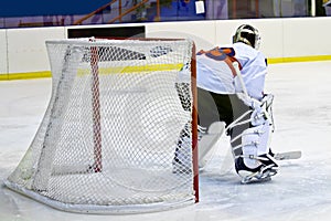 Ice hockey goalie