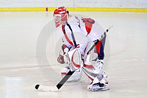 Ice hockey goalie