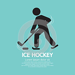 Ice Hockey Player Symbol