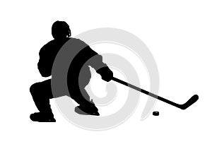 Ice hockey player vector image