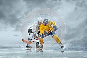 Ice hockey players