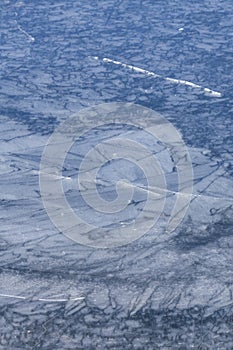 Ice hockey rink background or texture from above