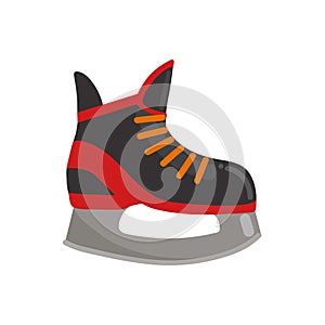 Ice hockey scate icon clipart avatar logotype isolated vector flat illustration