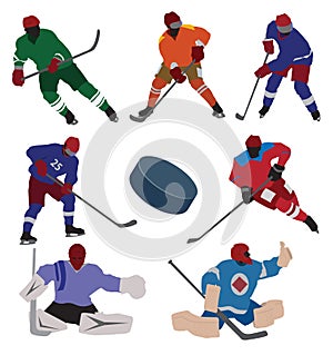 Ice hockey set
