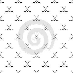 Ice hockey sticks pattern vector