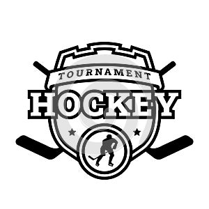 Ice hockey, tournament. Logo emblem.