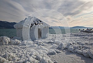 Ice hut photo