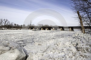 Ice Jams on the Mohawk River