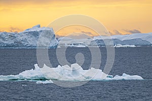 Ice Landscape of the Antarctic