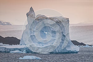 Ice Landscape of the Antarctic
