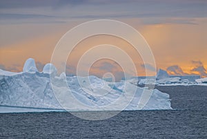 Ice Landscape of the Antarctic