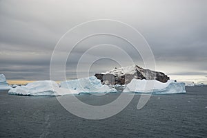 Ice Landscape of the Antarctic