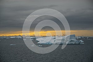 Ice Landscape of the Antarctic sector