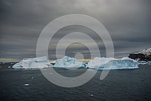 Ice Landscape of the Antarctic sector