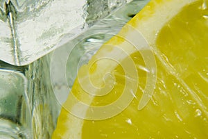 Ice and lemon