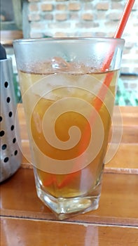 Ice lemon tea photo