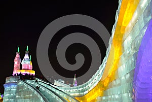 Ice light in Harbin, China, Hei Longing Province