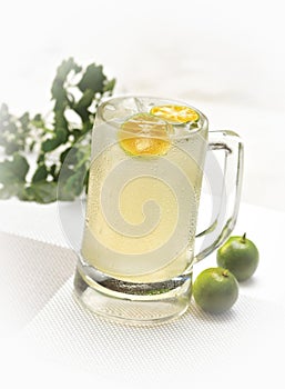 Ice lime juice