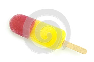 Ice lolly isolated on white background