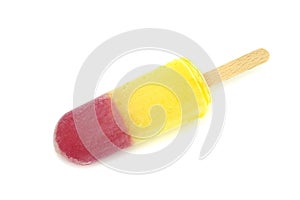 Ice lolly isolated on white background