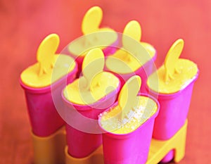 Ice lolly plastic molds