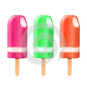 Ice lolly realistic