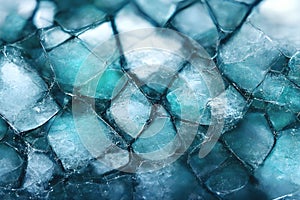 Ice macro texture background