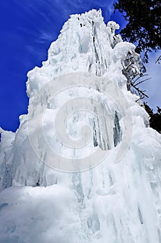 Ice sculpture in High Tatra Mountains