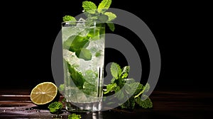 ice mint mojito drink mint