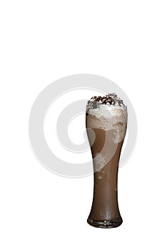 ice Mocca coffee isolated photo