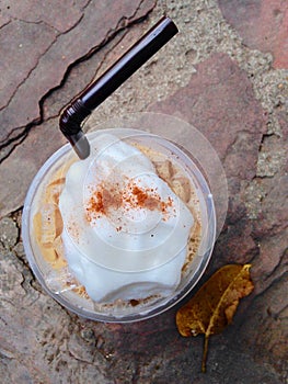 Ice Mocca with whip cream