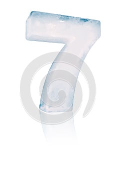 Ice number seven illustration