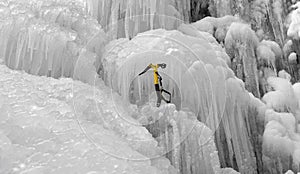 Ice pick on the icefall