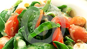 Ice Plant with Cherry Tomato Salad