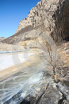 Ice river