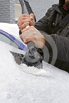 Ice scraping