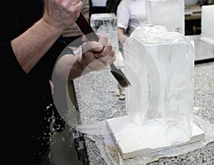 Ice sculptor photo