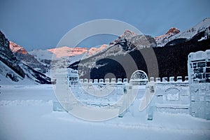 Ice Sculpture Lake Louise photo