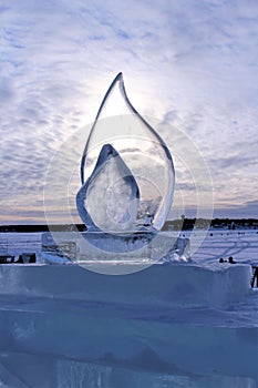 Ice sculpture in the southern port of LuleÃÂ¥