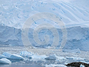 Ice shelf in Antarctica